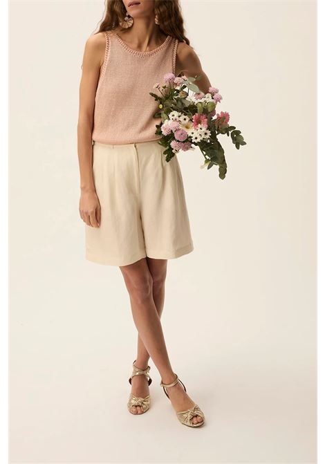Des Petits Haut - Bermuda shorts Tahini cream Des Petits Hauts |  | 1E250456CREME